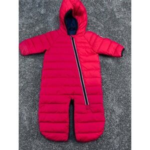 Canada Goose baby bunting snowsuit 3-6 month old red